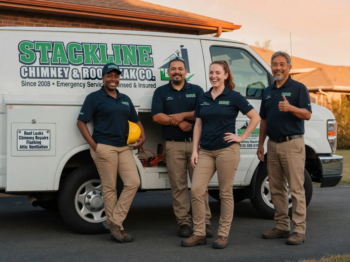 Chimney flashing repair company in Dale, TX